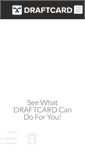 Mobile Screenshot of draftcard.com